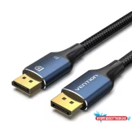 Vention DisplayPort/M (8K,HD, szövet, alu), 1m, kábel