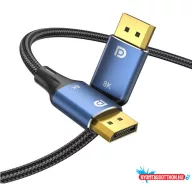 Vention DisplayPort/M (8K,HD, szövet, alu), 1,5m, kábel