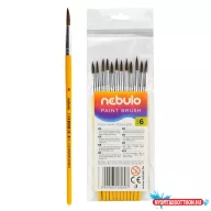 Ecset 6-os festett nyéllel 12 db/csomag, Nebulo