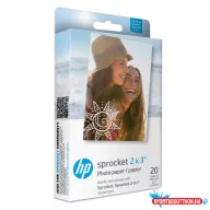 HP Sprocket 2x3 hüvelykes Zink fotópapír 20 lap