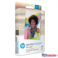   HP Sprocket Select 2,3x3,4 hüvelykes Zink fotópapír 20 lap