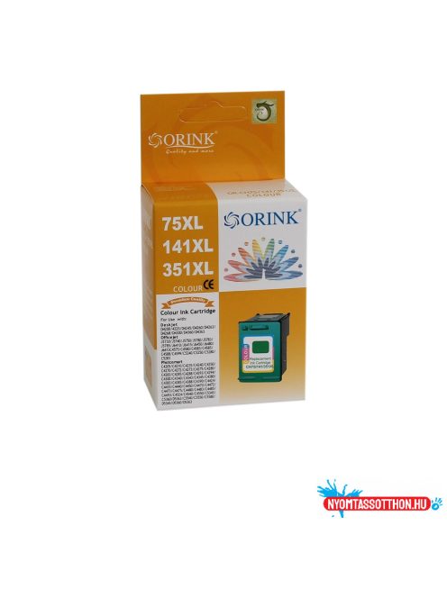 Hp 351XL/CB338EE tintapatron color ORINK (utángyártott)