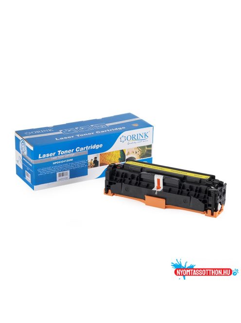 Hp CC532A/CE412A/CF382A/Canon crg718 toner yellow ORINK (utángyártott)