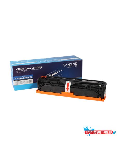 Hp CB540A/CE320A/CF210X/Canon CRG716 toner black ORINK (utángyártott)