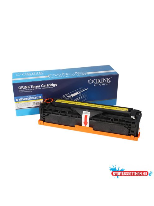 Hp CB542A/CE322A/CF212A/Canon crg716 toner yellow ORINK (utángyártott)