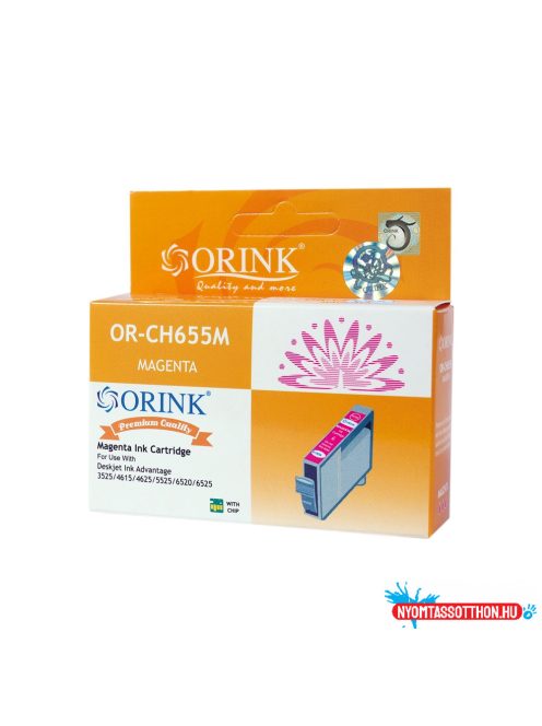 Hp 655/CZ111AE tintapatron magenta ORINK (utángyártott)