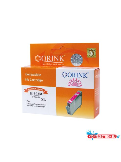 Hp 903XL/T6M07AE tintapatron magenta ORINK (utángyártott)