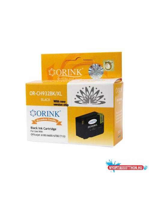 Hp 932XL/CN053AE tintapatron black ORINK (utángyártott)