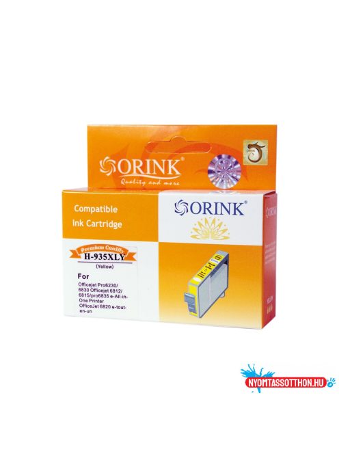 Hp 935XL/C2P26AE tintapatron yellow ORINK (utángyártott)