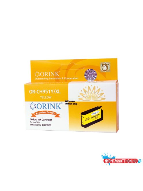 Hp 951XL/CN048AE tintapatron yellow ORINK (utángyártott)