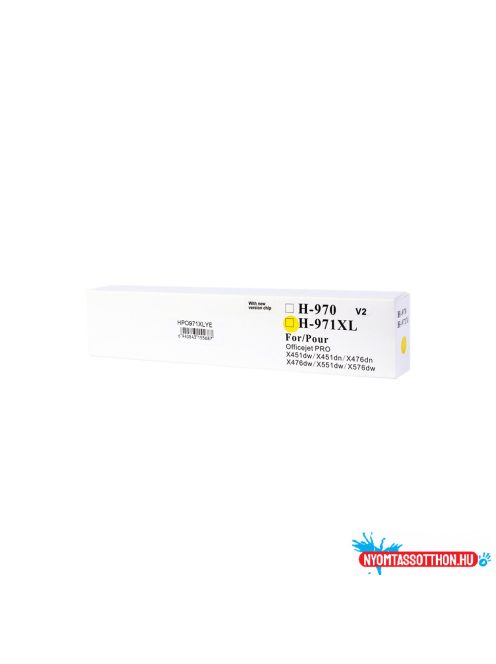 Hp 971XL/CN628AE tintapatron yellow ORINK (utángyártott)