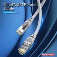 Vention SFTP Patch (Cat.6A, sárga), 0,5m, kábel