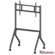   Techly, ICA-TR53LB, Gurulós, Padló, 65-100", LCD/LED kijelzőkhöz, állvány