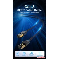 Vention SFTP Patch (Cat.8, szövet), 0,5m, kábel