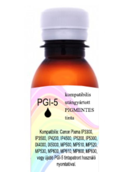 Utángyártott víz alapú PGI-5 fekete tinta, 200ml (db)