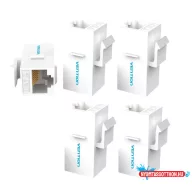 VENTION Cat.6 UTP Keystone betét 5 Pack White