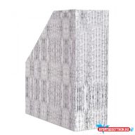 Iratpapucs 9cm, karton, Bluering® textil szürke