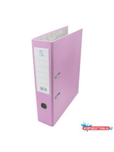   Iratrendező A4, 7,5cm,lapraszerelt, Bluering® Economy rózsaszín