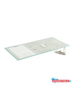   Iratrendező A4, 7,5cm,lapraszerelt, Bluering® Economy türkiz