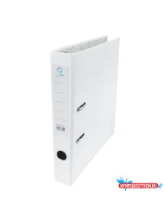   Iratrendező A4, 5cm, két oldalt PP borítás,lapraszerelt, Bluering® Premium fehér