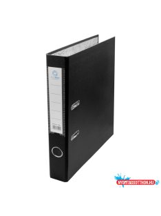   Iratrendező A4, 5cm, két oldalt PP borítás,lapraszerelt, Bluering® Premium fekete
