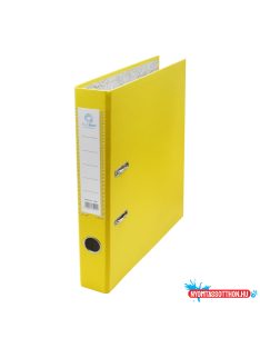   Iratrendező A4, 5cm, két oldalt PP borítás,lapraszerelt, Bluering® Premium sárga