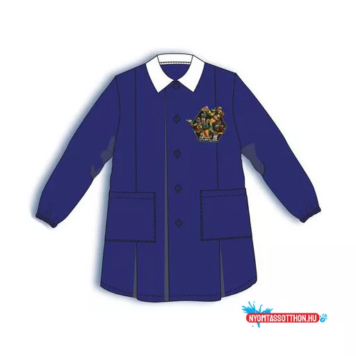 Tini Nindzsa Teknőcök Blue ruhavédő köpeny – 4 éveseknek
