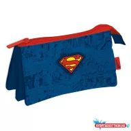 Superman Comic 3 rekeszes tolltartó 21 cm