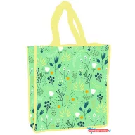 Virág Green shopping bag 34 cm