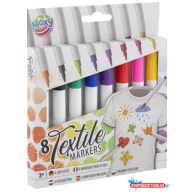 Színes Moxy textil filctoll 8 db-os