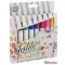 Színes Moxy textil filctoll 8 db-os