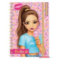 Csajos Besties Ice Cream spirál notesz, füzet A6