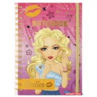 Csajos Besties Blond spirál notesz, füzet A5
