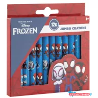 Pókember Spidey Friends zsírkréta 12 db-os