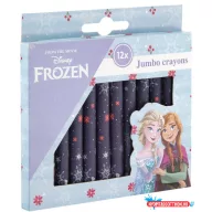 Disney Jégvarázs Snowflakes zsírkréta 12 db-os
