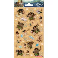 Disney Vaiana Ready csillámos matrica