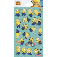 Minyonok Crazy csillámos matrica