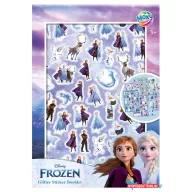 Disney Jégvarázs Adventure csillámos matricás album 8 ív