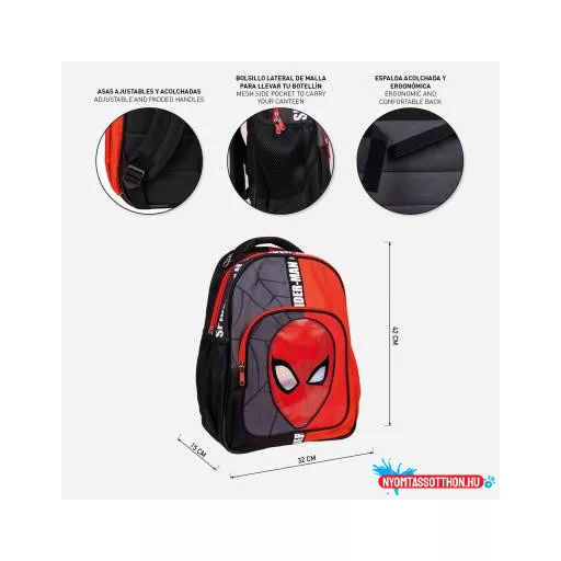 Pókember Web Crawler iskolatáska, táska 42 cm