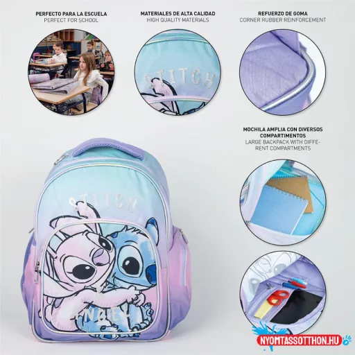 Disney Lilo és Stitch, A csillagkutya Angel iskolatáska, táska 42 cm