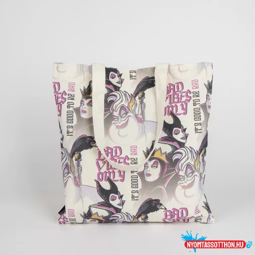 Disney Gonoszok Bad Vibes shopping bag, bevásárlótáska 39 cm
