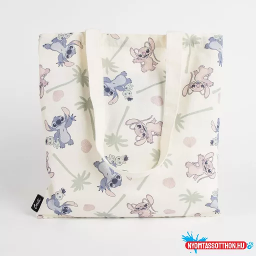 Disney Lilo és Stitch, A csillagkutya Palm shopping bag, bevásárlótáska 40 cm