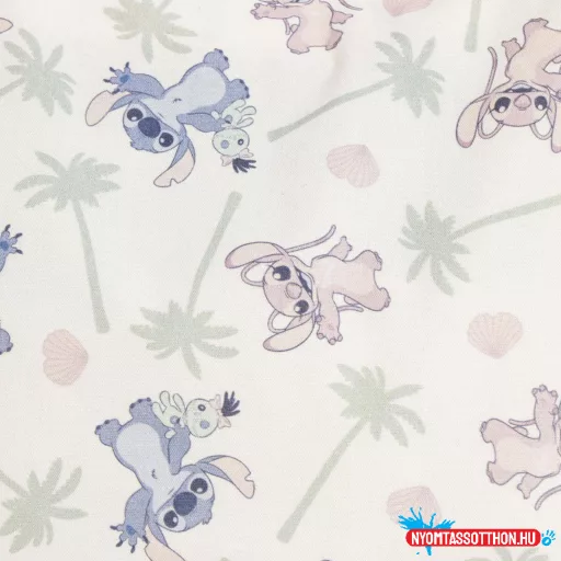 Disney Lilo és Stitch, A csillagkutya Palm shopping bag, bevásárlótáska 40 cm