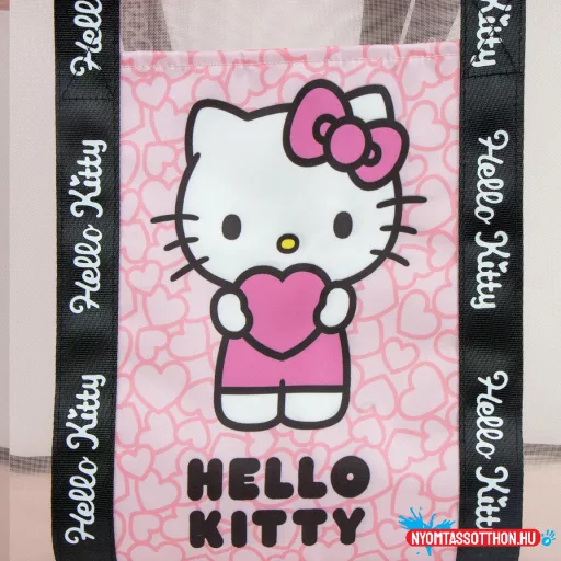 Hello Kitty Heart Premium átlátszó strandtáska 62 cm