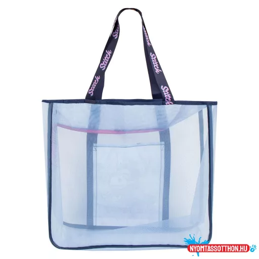 Disney Lilo és Stitch, A csillagkutya Beach Premium átlátszó strandtáska 62 cm
