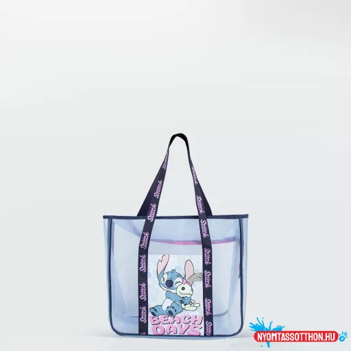 Disney Lilo és Stitch, A csillagkutya Beach Premium átlátszó strandtáska 62 cm