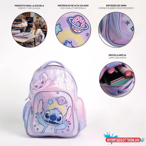Disney Lilo és Stitch, A csillagkutya Universe iskolatáska, táska 42 cm