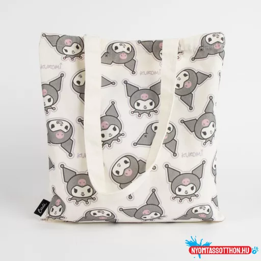 Hello Kitty Kuromi shopping bag, bevásárlótáska 40 cm