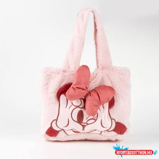 Disney Minnie Pretty plüss shopping bag, bevásárlótáska 30 cm