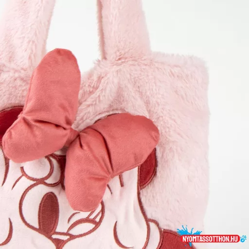 Disney Minnie Pretty plüss shopping bag, bevásárlótáska 30 cm